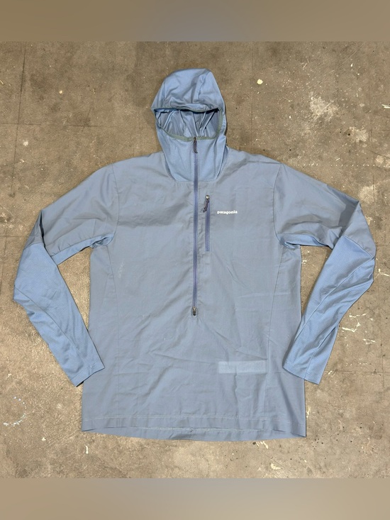 Patagonia Other - PATAGONIA Airshed Pro Pullover M Medium CLEMENT BLUE Shell WIND Shirt Jacket